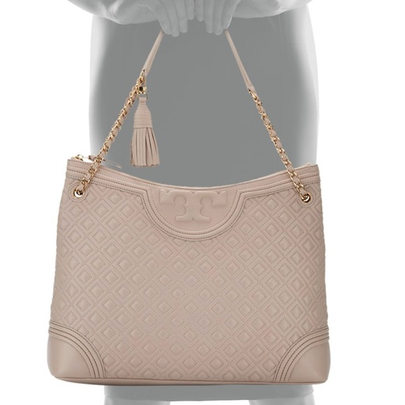 Tory Burch Handbags - Tory Burch Fleming Quilted Tote Bag Bedrock